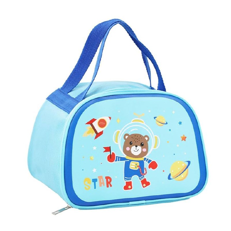 LONCHERA TERMICA PARA NIÑOS, PRACTICA Y DIVERTIDA 4 DISEÑOS 22X16CM