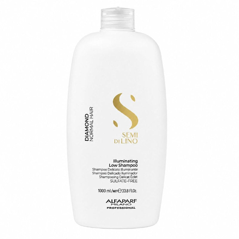 SHAMPOO ILUMINADOR DE LIMPIEZA SUAVE SIN SULFATOS PARA CABELLO NORMAL DE LINAZA ALFAPARF 1000ML