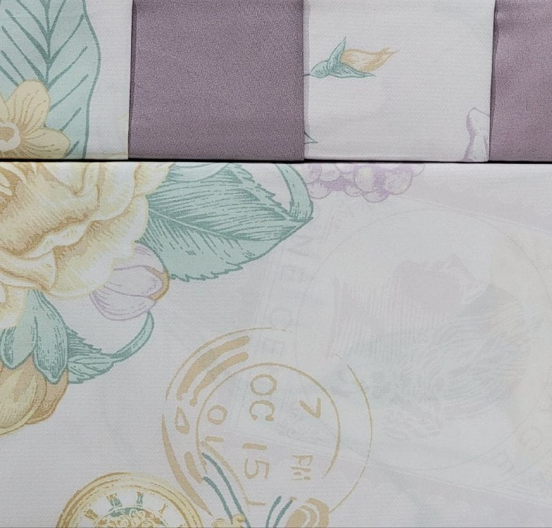JUEGO DE SABANAS DE LUJO TAMAÑO QUEEN DE 6PCS BENELI HOME