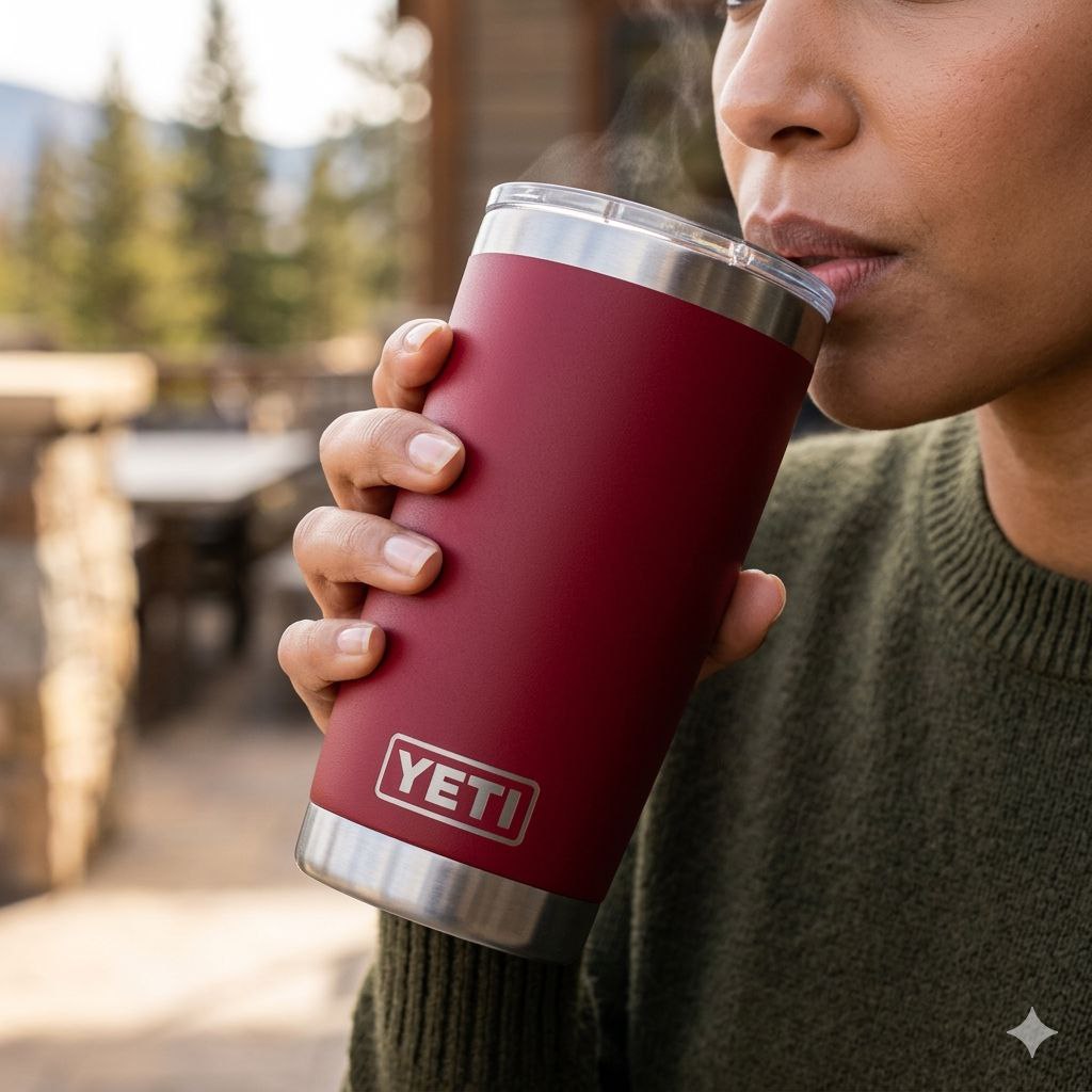 VASO TÉRMICO DE ACERO INOXIDABLE YETI RAMBLER ORIGINAL 20OZ (591ML)