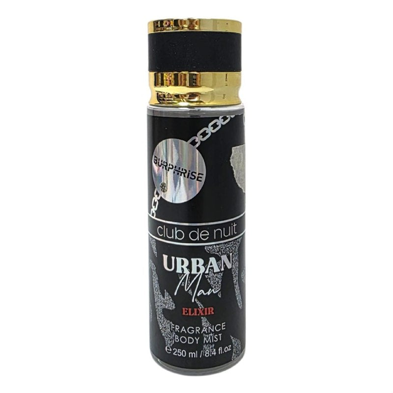 SPLASH BURPHRISE CLUB DE NUIT URBAN MAN ELIXIR 250ML (H) (AROMA SIMILAR ARMAF CLUB DE NUIT URBAN MAN ELIXIR)