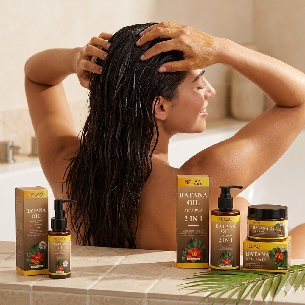 KIT DE CUIDADO PARA EL CABELLO MEJORAR LA APARIENCIA APORTAR SUAVIDAD, BRILLO MELAO CONT. 3 PCS
