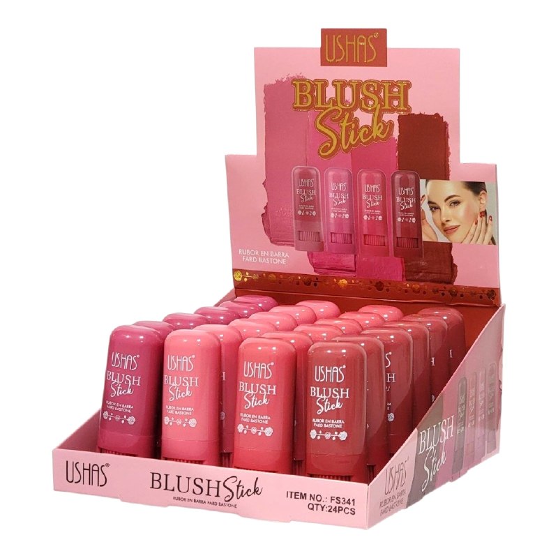 BLUSH CREMOSO EN BARRA DE ALTA PIGMENTACION Y ACABADO NATURAL USHAS 7G