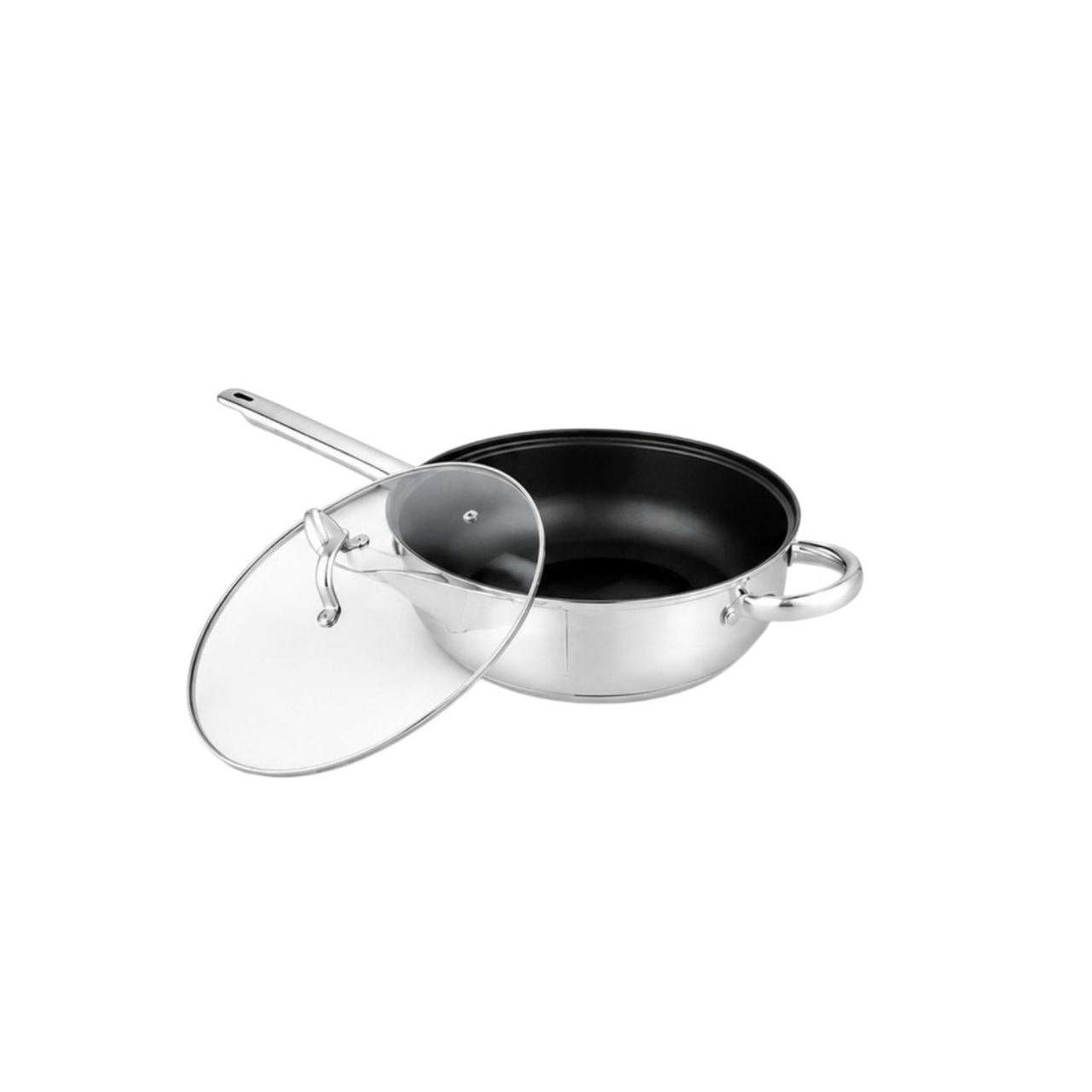 JUEGO DE OLLAS CON TAPA DE VIDRIO ROMA COLLECTIONS 14 PZAS
