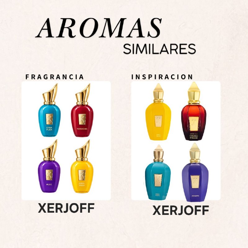 SET XERJOFF TRIPLE AAA DE ALTA CALIDAD EDP 30MLX4PCS (U)