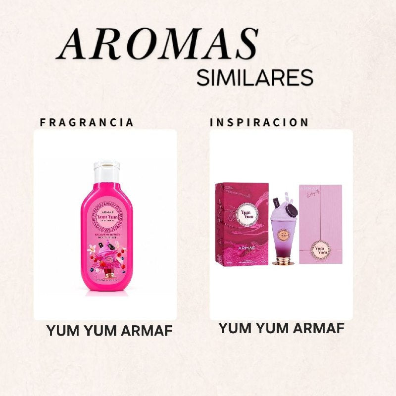 CREMA CORPORAL HIDRATANTE PERFUMADA CON AROMA ARMAF YUM YUM 200ML