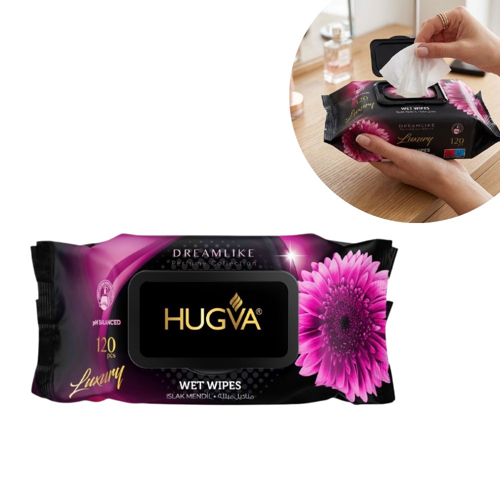 TOALLITAS HUMEDAS LIMPIADORES PERFUMADAS MAGIC TOUCH HUGVA 120UND