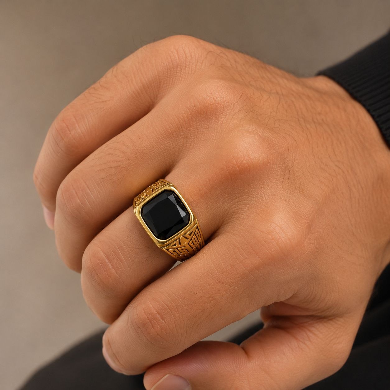 ANILLO DE ENCHAPE PARA CABALLERO