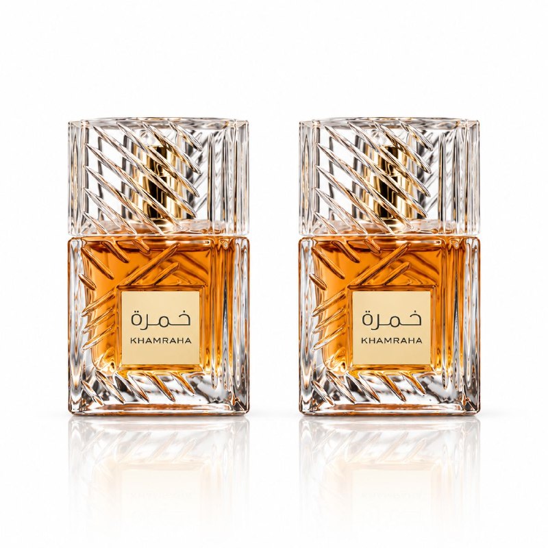 SET KHAMRAHA EDP 50MLX2 (U) (AROMA SIMILAR LATTAFA KHAMRAH)