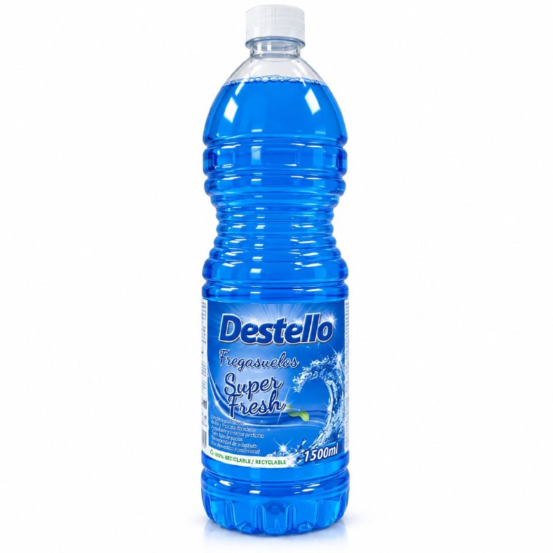 ASISTIN LIMPIADOR LIQUIDO PARA PISOS Y SUPERFICIES CON AROMA SUPER FRESH DESTELLO 1500ML