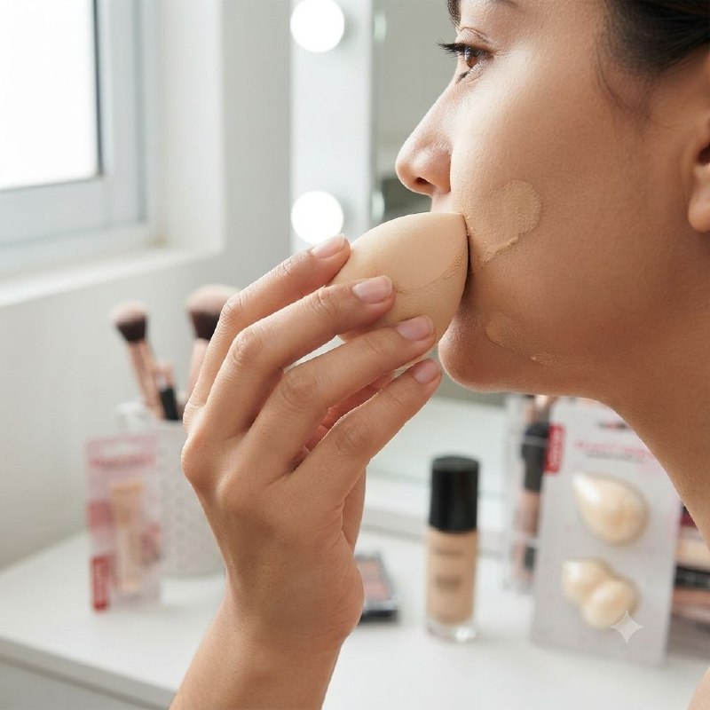SET DE ESPONJAS DE MAQUILLAJE NEVADA