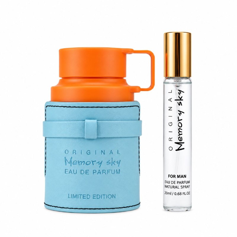 SET MYSTICAL MEMORY SKY EDP 100ML, EDP 20ML (H) (AROMA SIMILAR ARMAF ODYSSEY MANDARIN SKY)