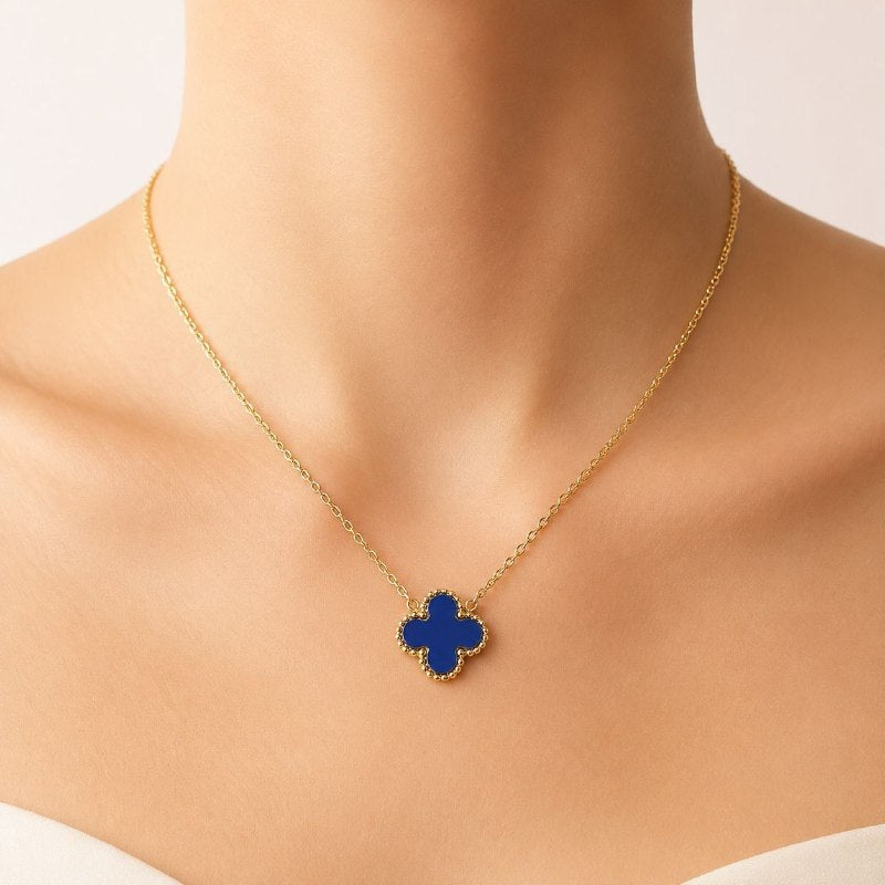 GARGANTILLA DE ENCHAPE PARA DAMA CON DISEÑO DE FLOR 2.3CM