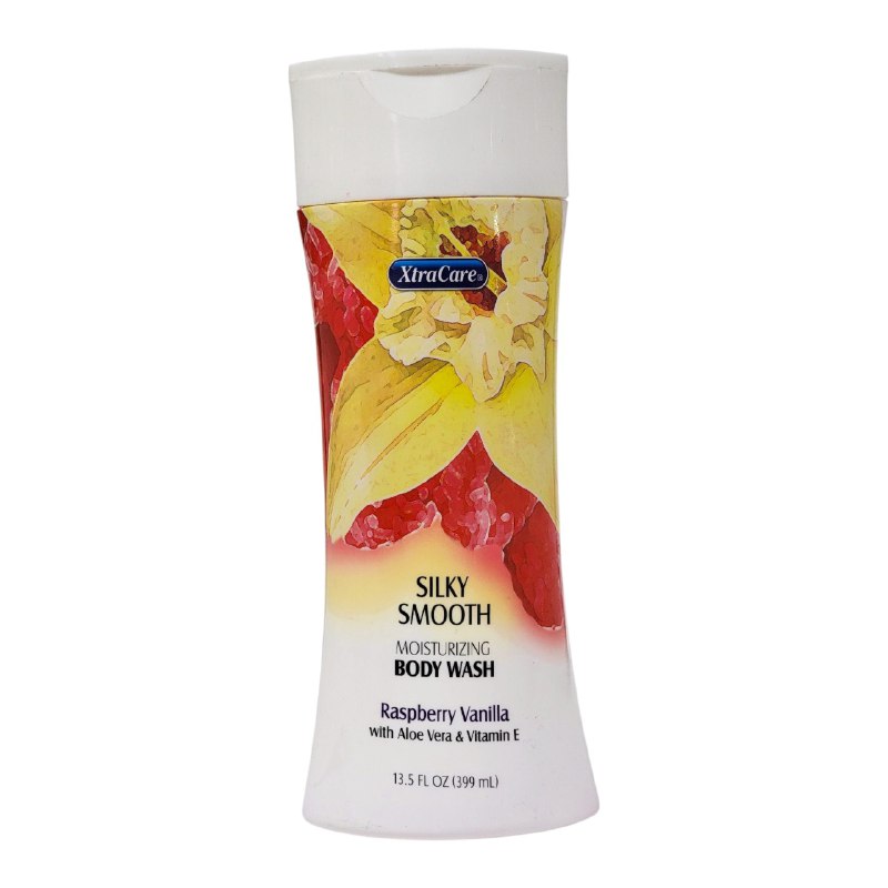 GEL DE DUCHA HUMECTANTE CON AROMA A FRAMBUESA CON ALOE VERA Y VITAMINA E XTRACARE 399ML