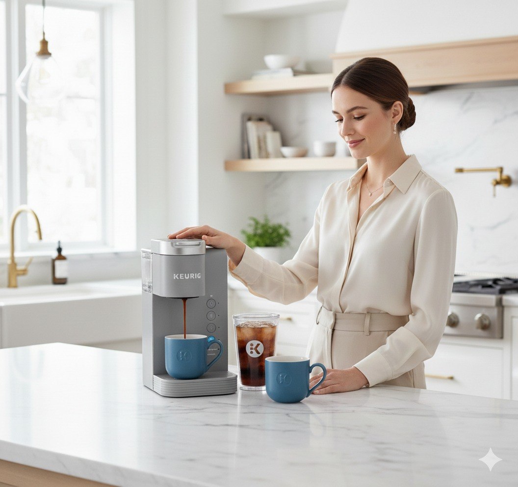 MAQUINA CAFETERA DE SERVICIO INDIVIDUAL EN COLOR GRIS KEURIG K EXPRESS 36OZ 13CM
