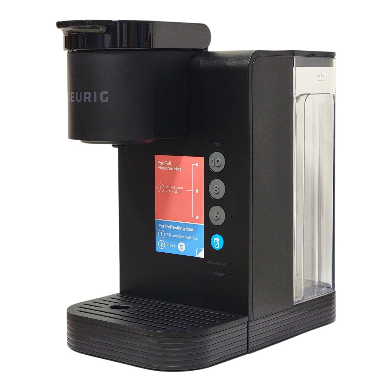 MAQUINA CAFETERA DE SERVICIO INDIVIDUAL EN COLOR NEGRO KEURIG K EXPRESS 36OZ 13CM
