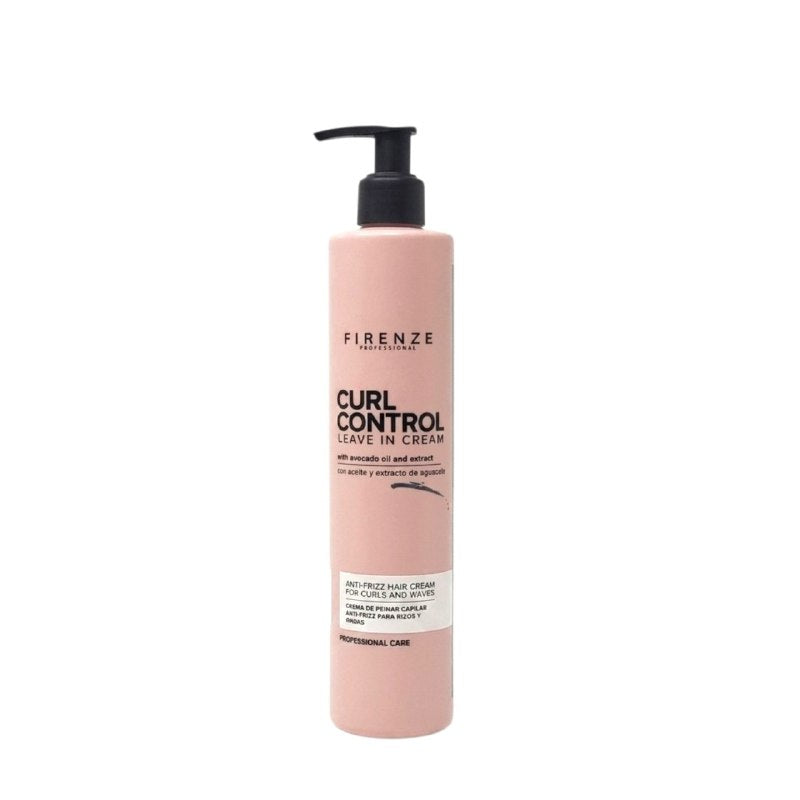 CREMA PARA PEINAR ESPECIALIZADA PARA RIZOS Y ONDULADOS ANTI FRIZZ DE ACEITE DE AGUACATE HIDRATANTE FIRENZE 300ML