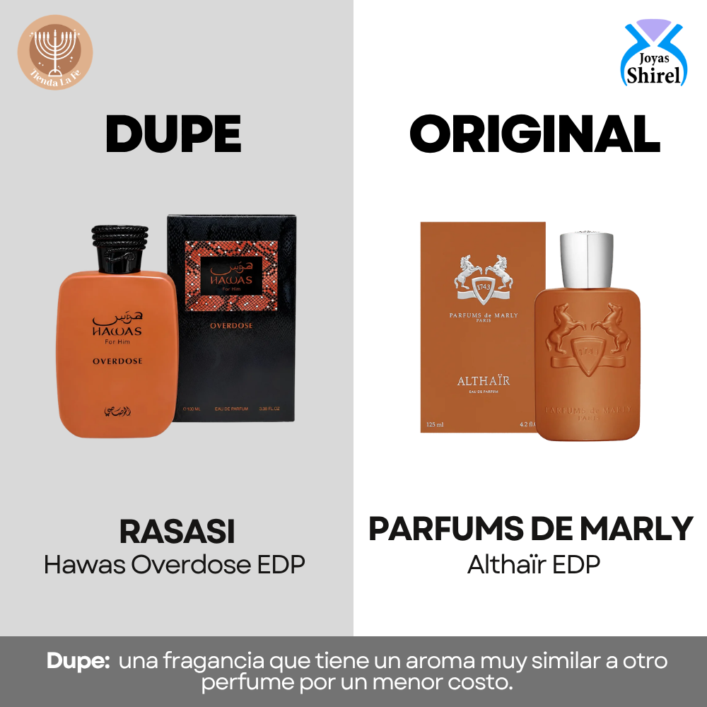 RASASI HAWAS OVERDOSE EDP 100ML (H) (DUPE PARFUMS DE MARLY ALTHAÏR EDP)