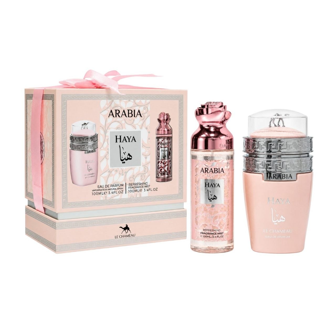 SET LE CHAMEAU ARABIA HAYA EDP 100ML SPLASH 100ML (M)