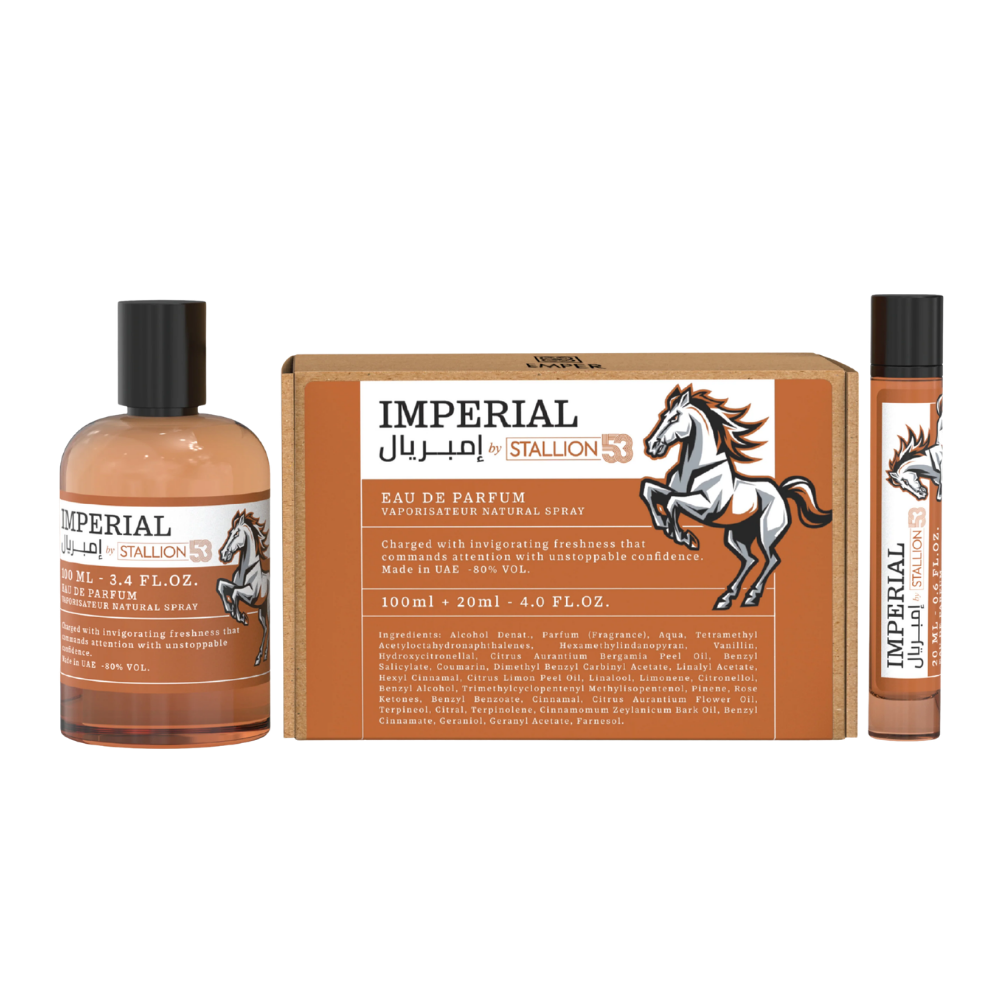 SET EMPER IMPERIAL BY STALLION 53 EDP 100ML EDP 20ML (H) (DUPE PARFUMS DE MARLY ALTHAÏR EDP)