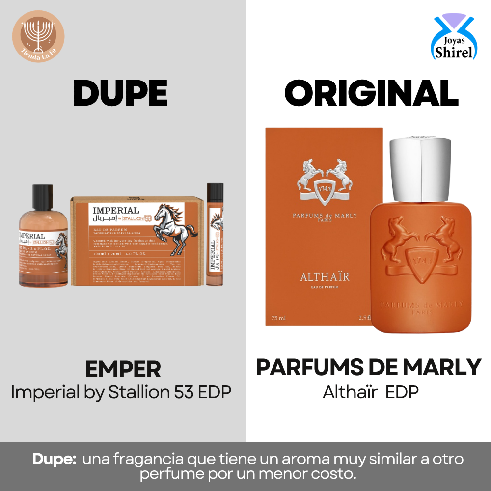 SET EMPER IMPERIAL BY STALLION 53 EDP 100ML EDP 20ML (H) (DUPE PARFUMS DE MARLY ALTHAÏR EDP)