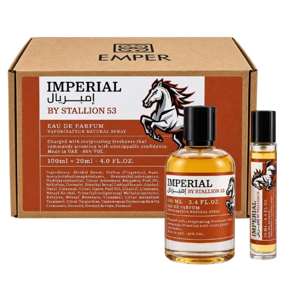 SET EMPER IMPERIAL BY STALLION 53 EDP 100ML EDP 20ML (H) (DUPE PARFUMS DE MARLY ALTHAÏR EDP)