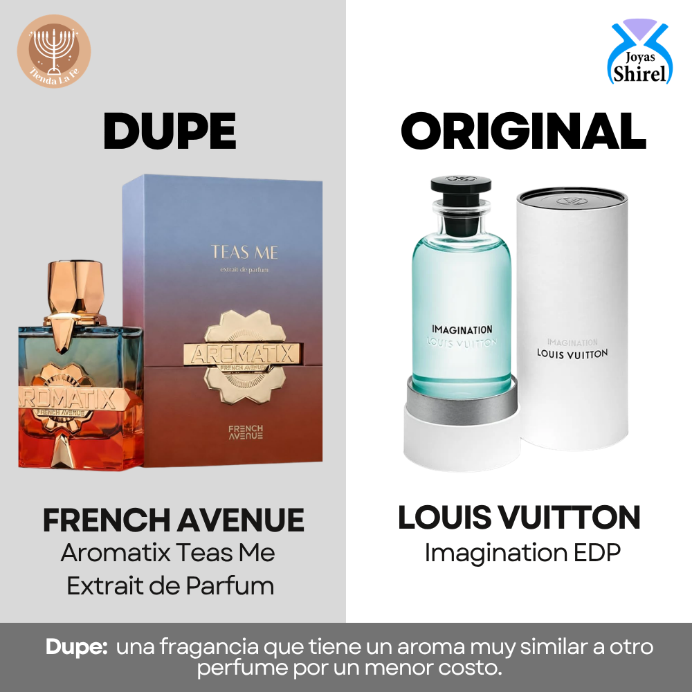 FRENCH AVENUE AROMATIX TEAS ME EXTRAIT DE PARFUM 100ML (U) (DUPE LOUIS VUITTON IMAGINATION EDP)