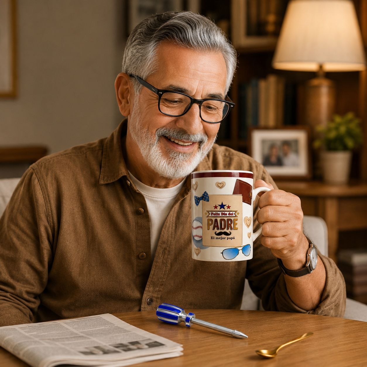 SET DE REGALO DÍA DEL ABUELO BENELI HOME 3PCS