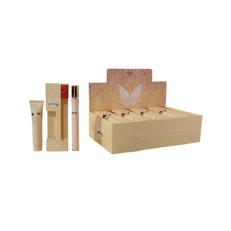 SET PERFUME EN TUBO PARA DAMA OLUMAPEA 3 DAMA EDP 35ML, BODY LOTION 40ML (M)