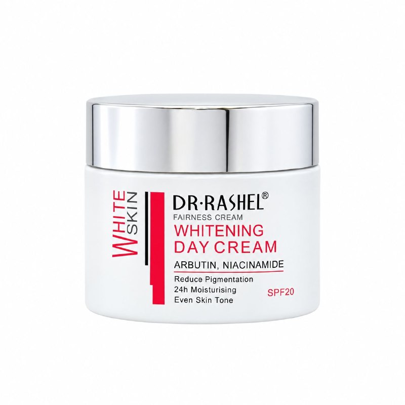 CREMA FACIAL DE DIA BLANQUEADORA E HIDRATANTE CON ARBUTINA Y NIACINAMIDA DR RASHEL 50G