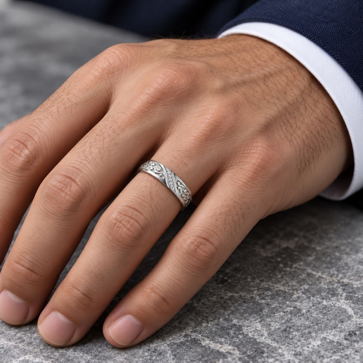 ANILLO DE PLATA 925 PARA MATRIMONIO