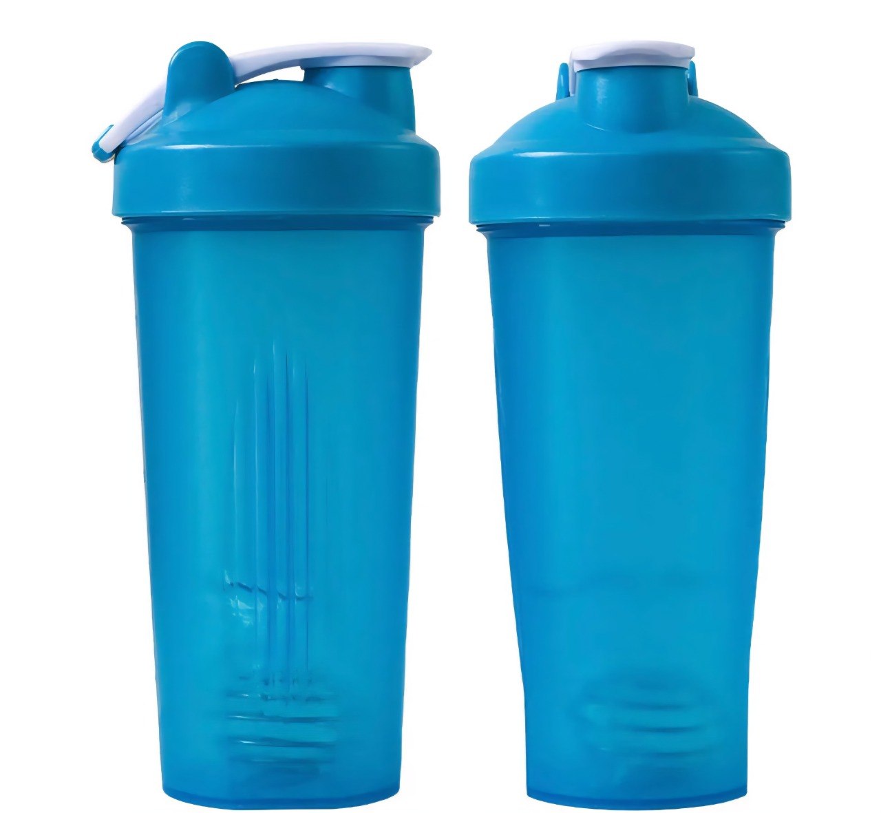 BOTELLA MEZCLADORA A PRUEBA DE FUGAS PARA PROTEINA DE PLASTICO 600ML