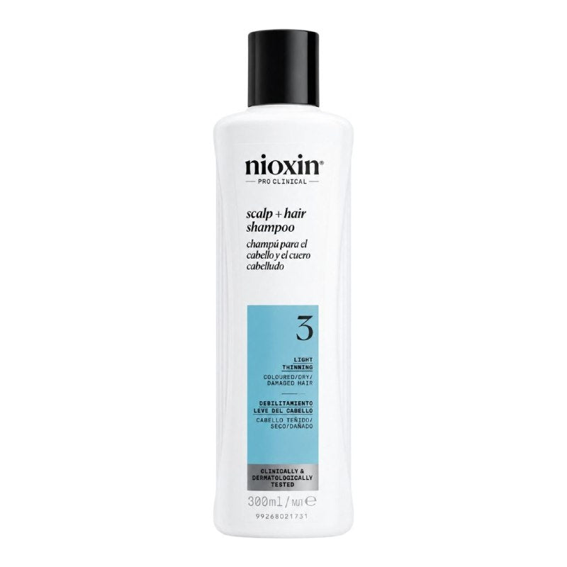 SHAMPOO PURIFICANTE, PROTECTOR DE COLOR Y DENSIFICADOR PARA CABELLO TEÑIDO NIOXIN 300ML