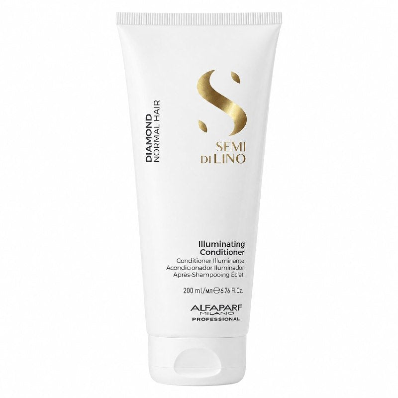 ACONDICIONADOR ILUMINADOR, DESENREDANTE Y SUAVIZANTE PARA CABELLO NORMAL DE LINAZA ALFAPARF 200ML