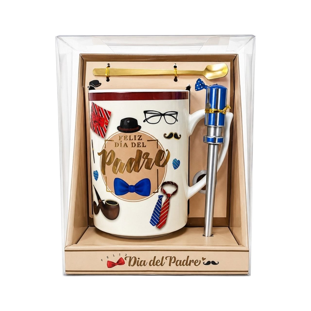 SET DE REGALO DÍA DEL ABUELO BENELI HOME 3PCS