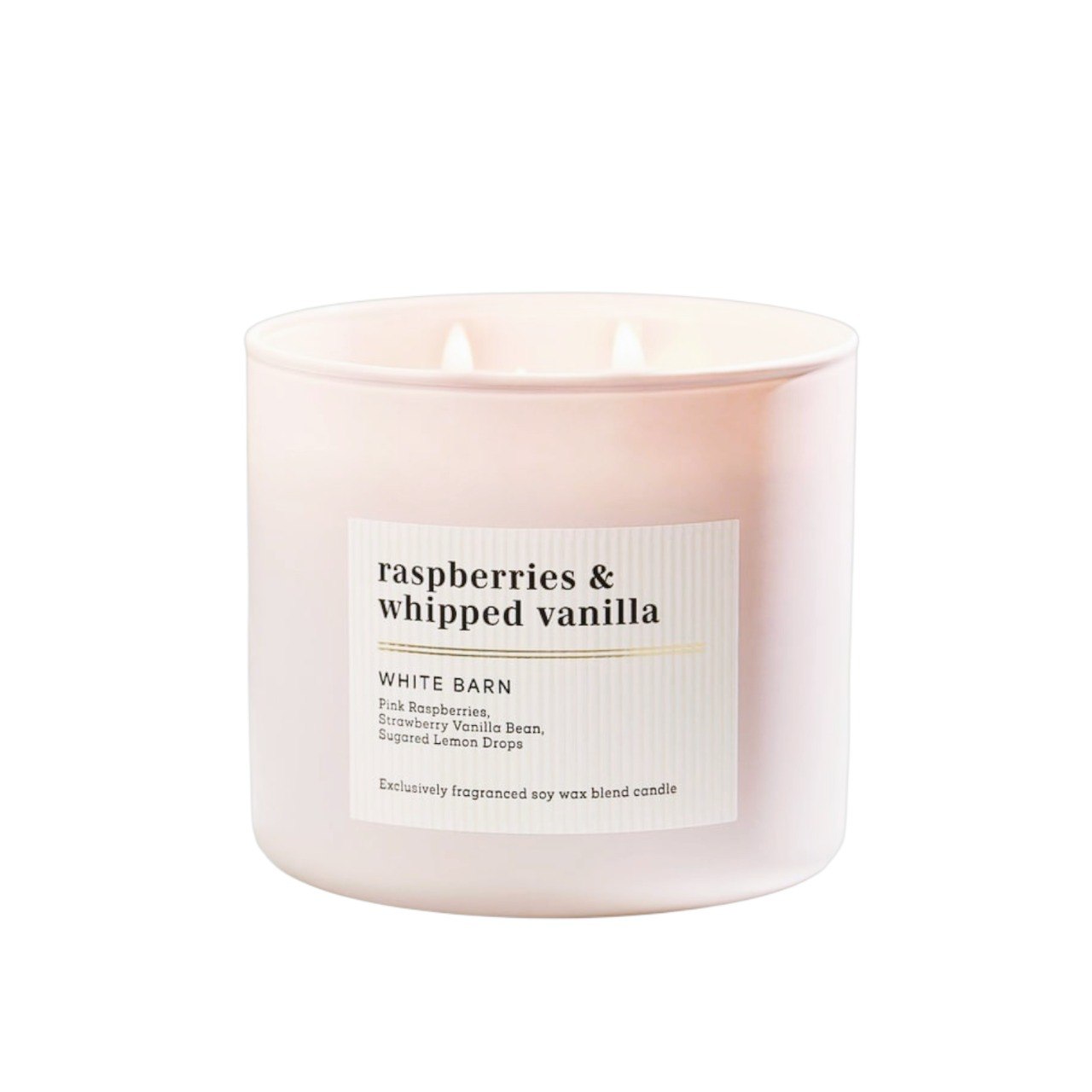 VELA AROMATICA RASPBERRIES & WHIPPED VANILLA WHITE BARN 411G