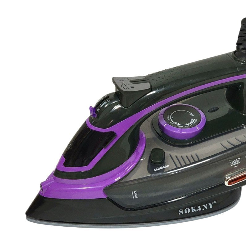 PLANCHA DE ROPA A VAPOR 2400W MODELO SK-11016 SOKANY 380ML