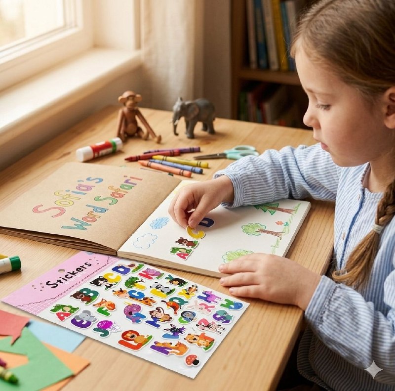 STICKERS DE DECORACION Y ESTIMULACION DE APRENDIZAJE PARA NIÑOS