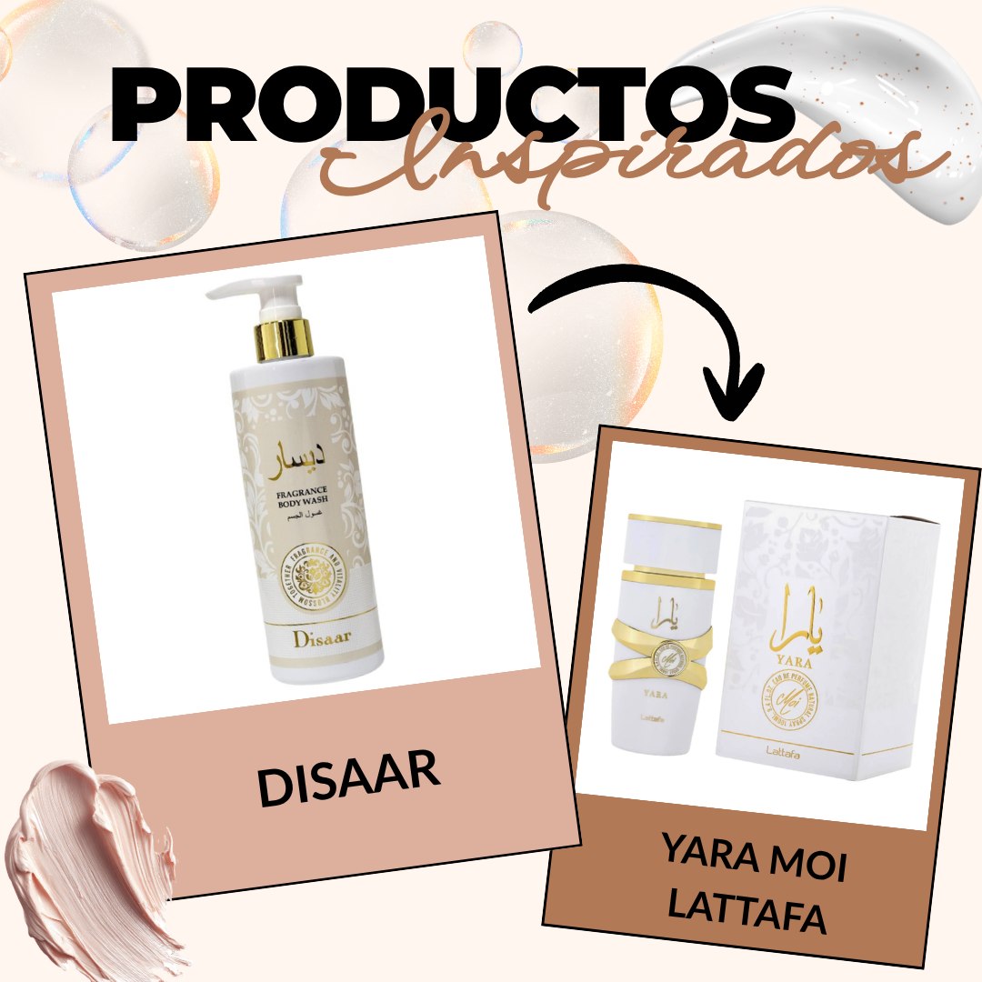 JABON CORPORAL EN LIQUIDO CON FRAGANCIA AROMA SIMILAR A YARA MOI DISAAR 320ML