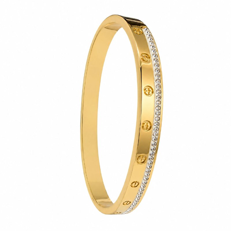 PULSERA DE ENCHAPE PARA DAMA 7CM