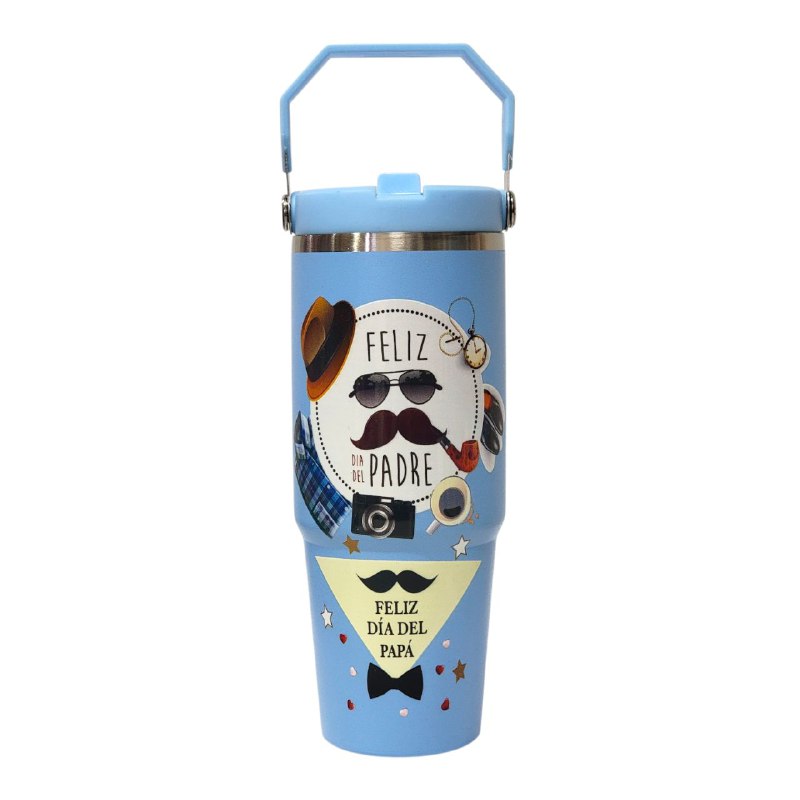 BOTE TERMICO DE REGALO PARA PADRE PARA BEBIDAS FRIAS Y CALIENTES BENELI HOME