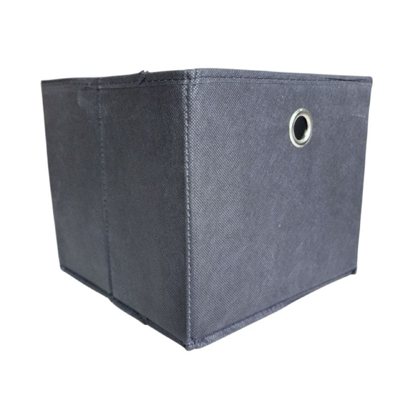 ORGANIZADOR CAJA DE ALMACENAMIENTO PLEGABLE, CESTA PARA LIBROS, JUGUETES, ROPA Y MAS CLOSET ESSENTIALS 22.9X22.9X20.3CM