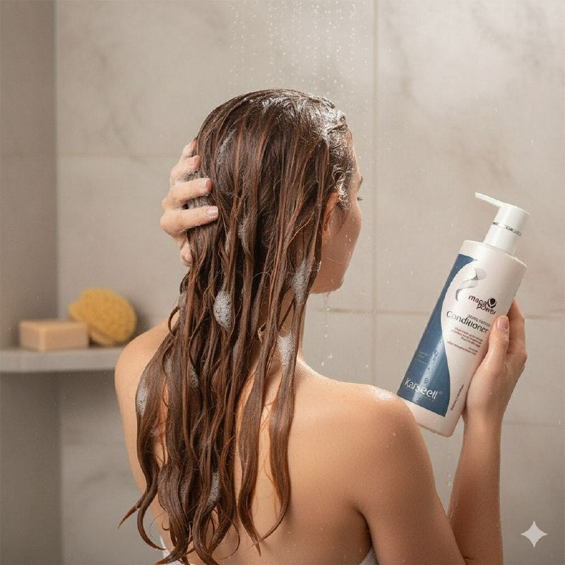 ACONDICIONADOR REPARADOR, DENSIFICADOR E HIDRATANTE PROFUNDO CON ESENCIA DE MACA PERUANA KARSEELL 500ML