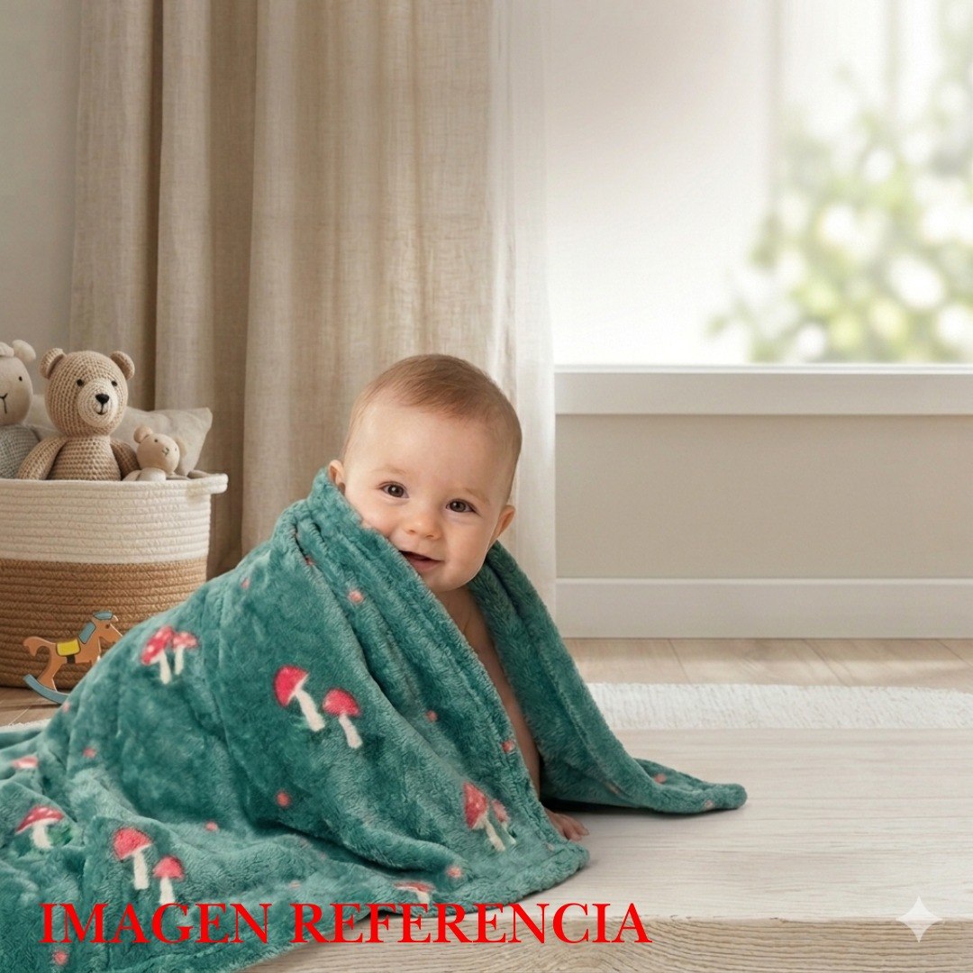 MANTA ULTRA SUAVE PARA BEBE 100X70CM