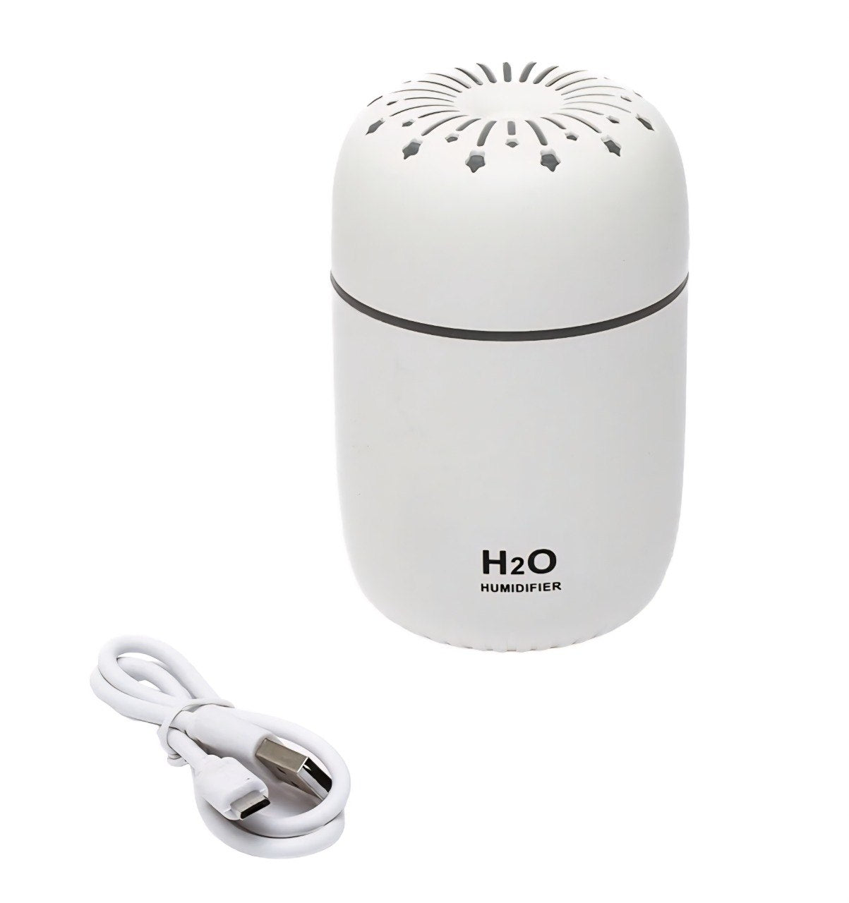 HUMIFICADOR DE AIRE PERSONAL MULTIFUNCIONAL CON LUZ NOCTURNA 300ML