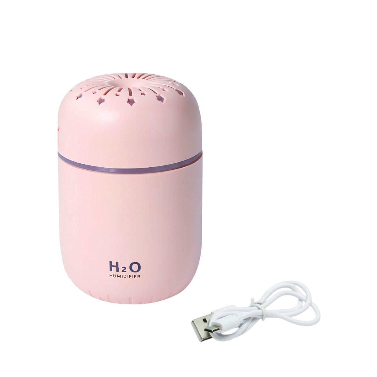 HUMIFICADOR DE AIRE PERSONAL MULTIFUNCIONAL CON LUZ NOCTURNA 300ML