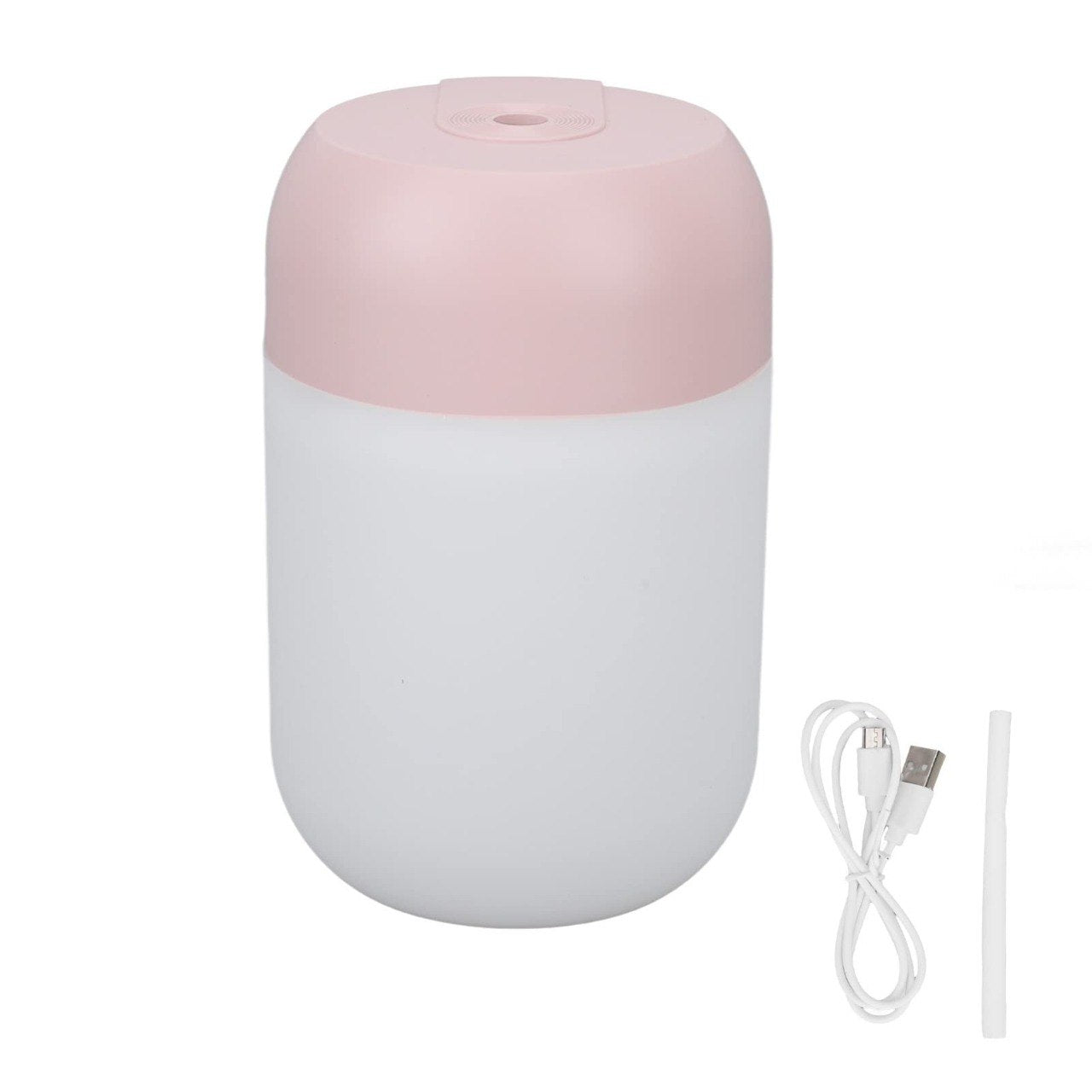 HUMIFICADOR DE AIRE ULTRASONICO PORTATIL CON LAMPARA LED H2O 7X11CM