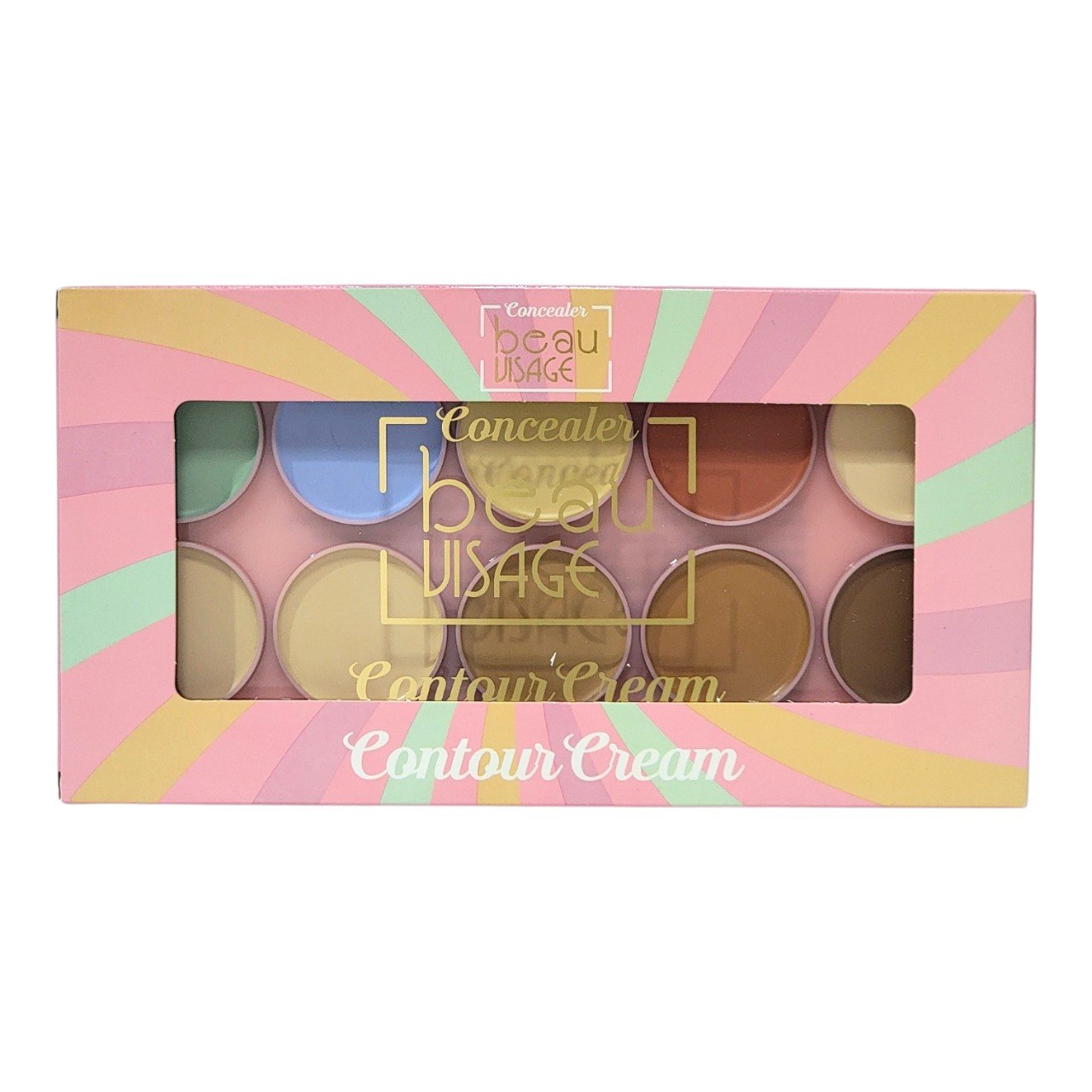 PALETA DE CONTORNO Y CORRECCION DE COLOR EN CREMA BEAU VISAGE 30G