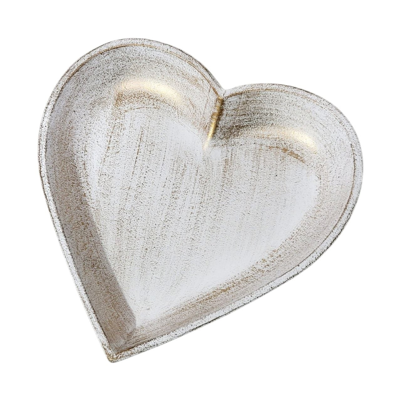 RECIPIENTE MULTIUSO DECORATIVO EN FORMA DE CORAZON 22X21CM