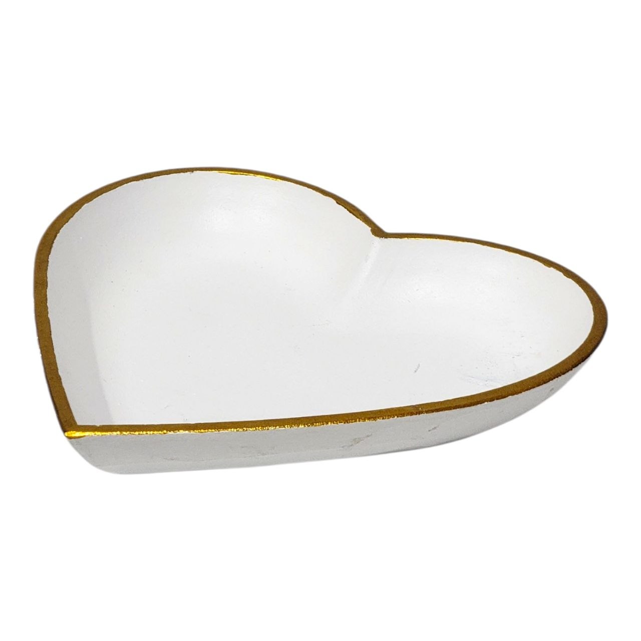 RECIPIENTE MULTIUSO DECORATIVO EN FORMA DE CORAZON 22X21CM